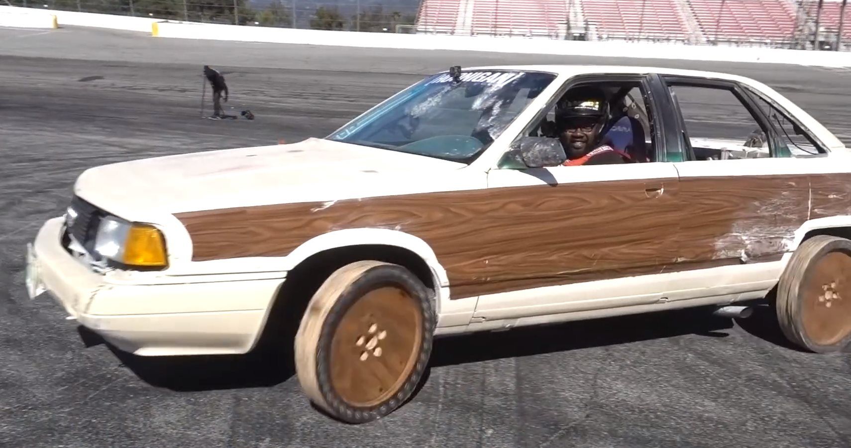 Hoonigans Make Wheels Out Of Wood, With Predictable Results