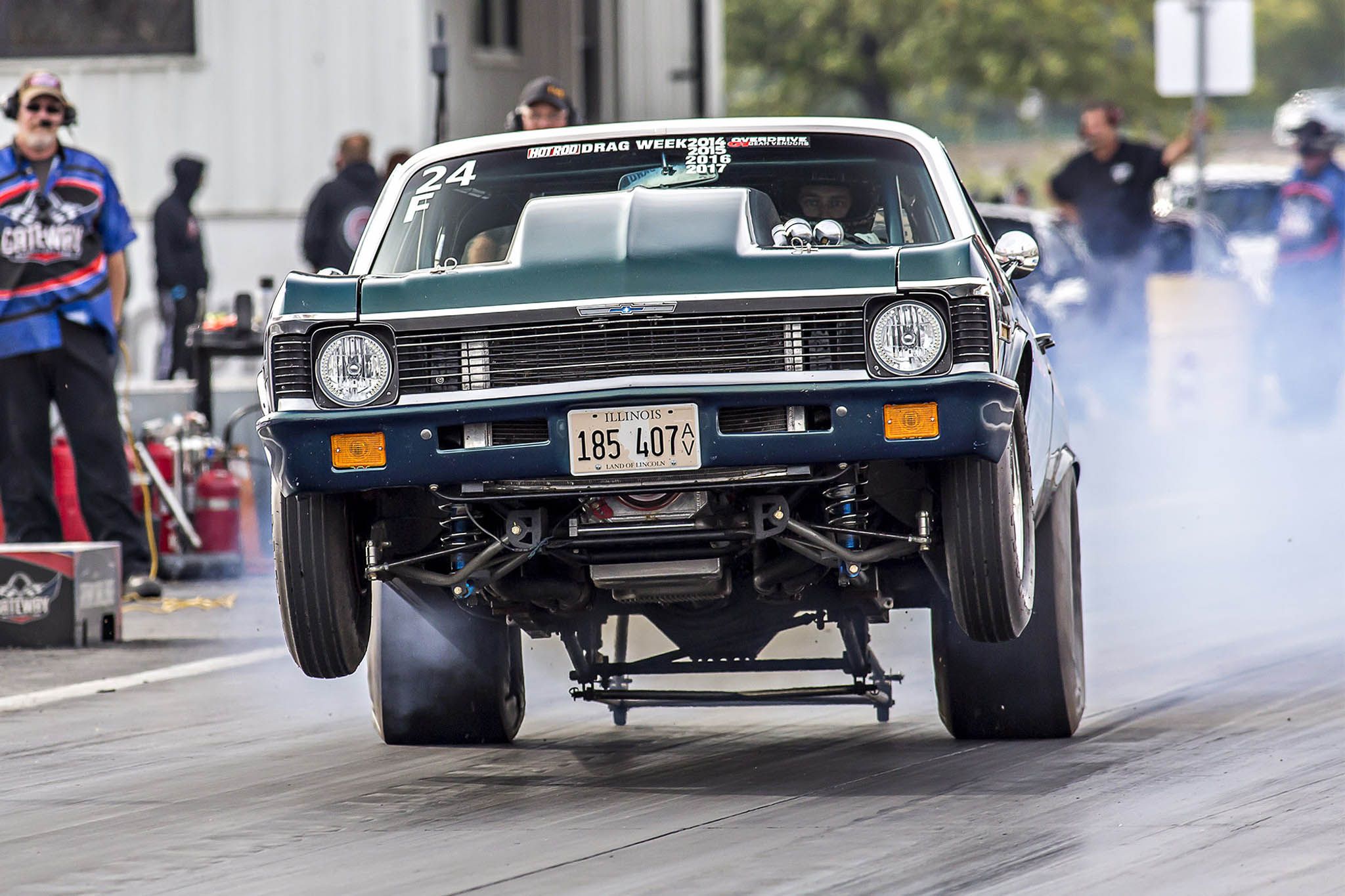 2017 Racing action Tuesday Gateway Drag Week