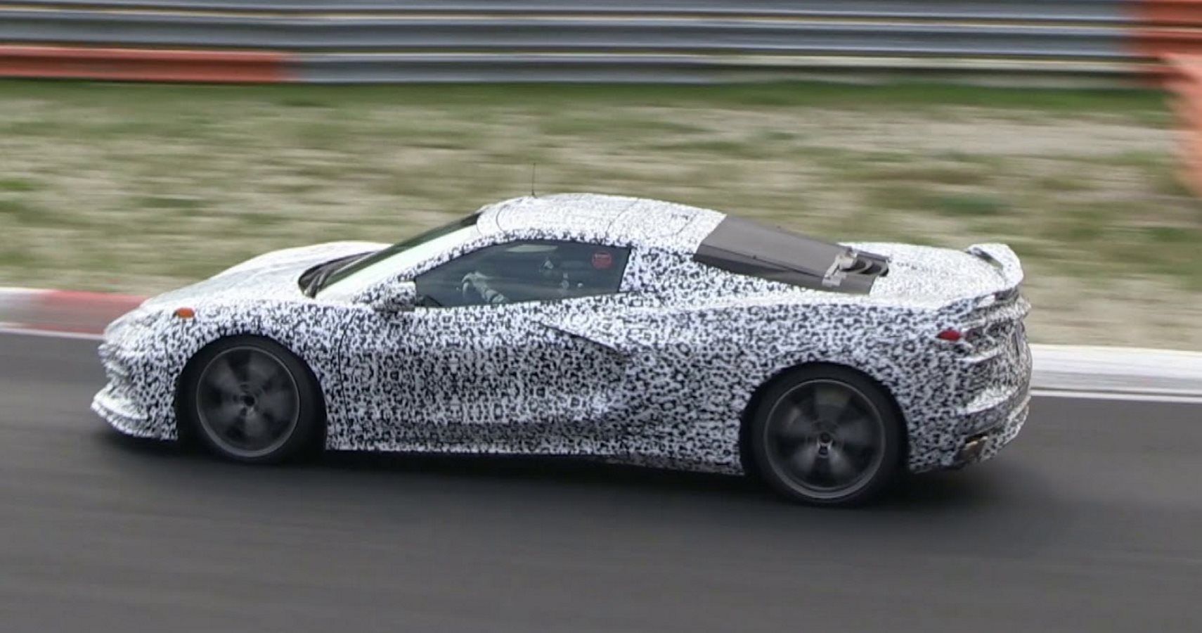 Chevrolet's Upcoming Mid-Engine Corvette Breaks Down At Gas Station In Michigan