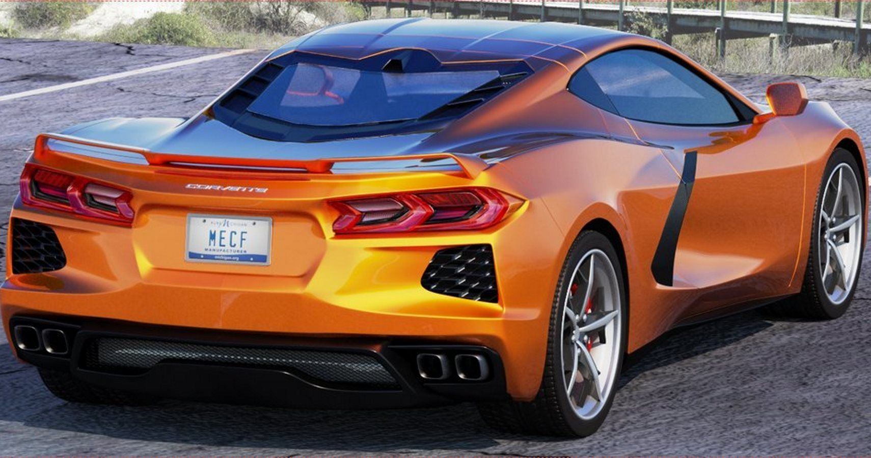 New Renders May Be The Closest We've Come To A Bare Mid-Engine Corvette
