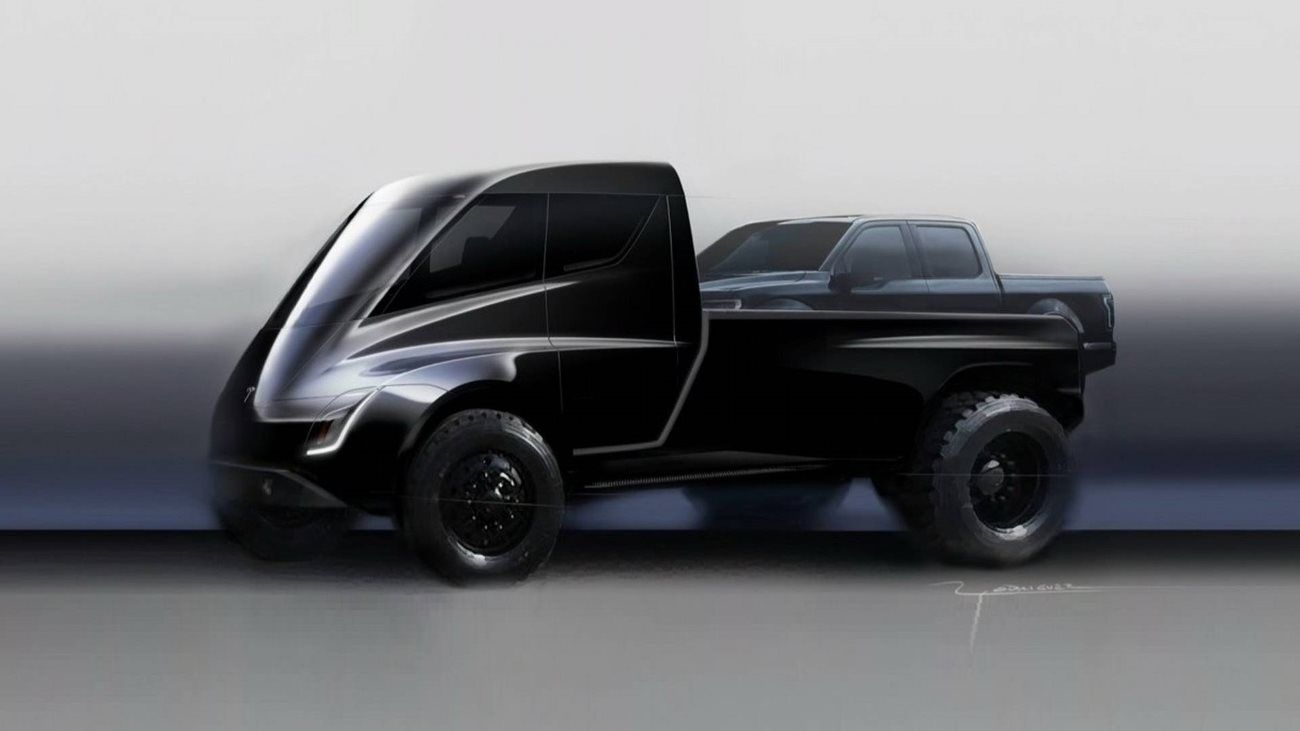 Right After The Model Y Reveal, Tesla Teasing New Electric Pickup Truck