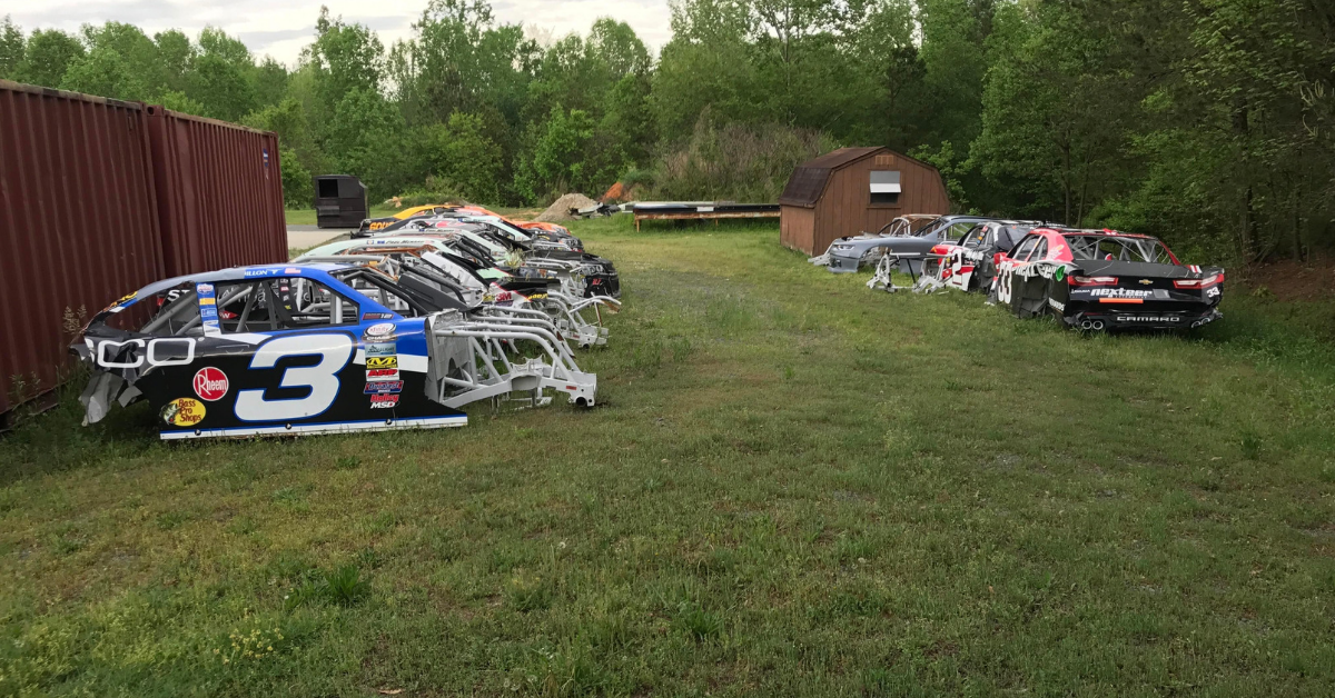 dale earnhardt jr car graveyard