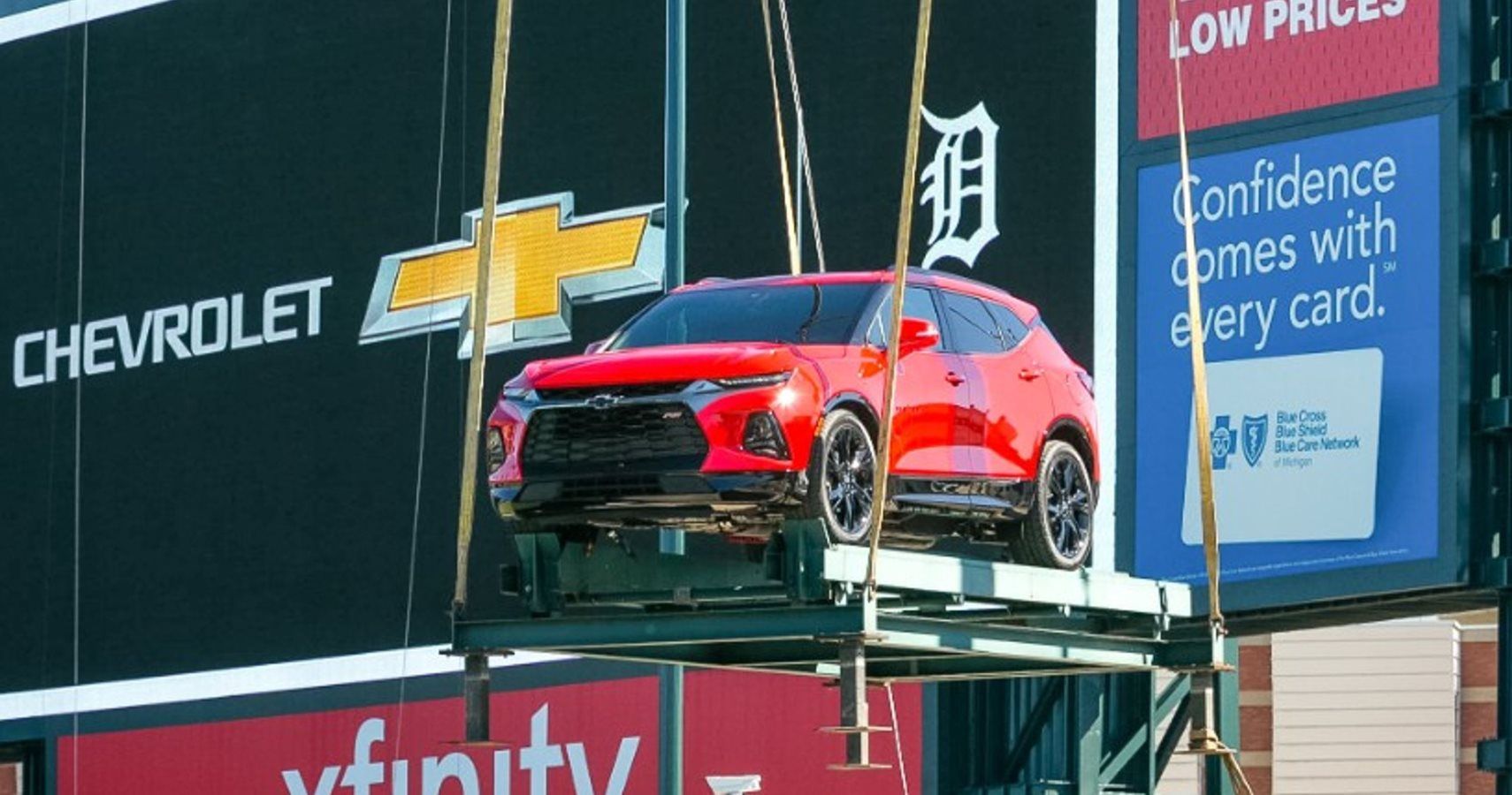 Chevy Blazer Pulled From Display At Comerica Park For Being Made In Mexico