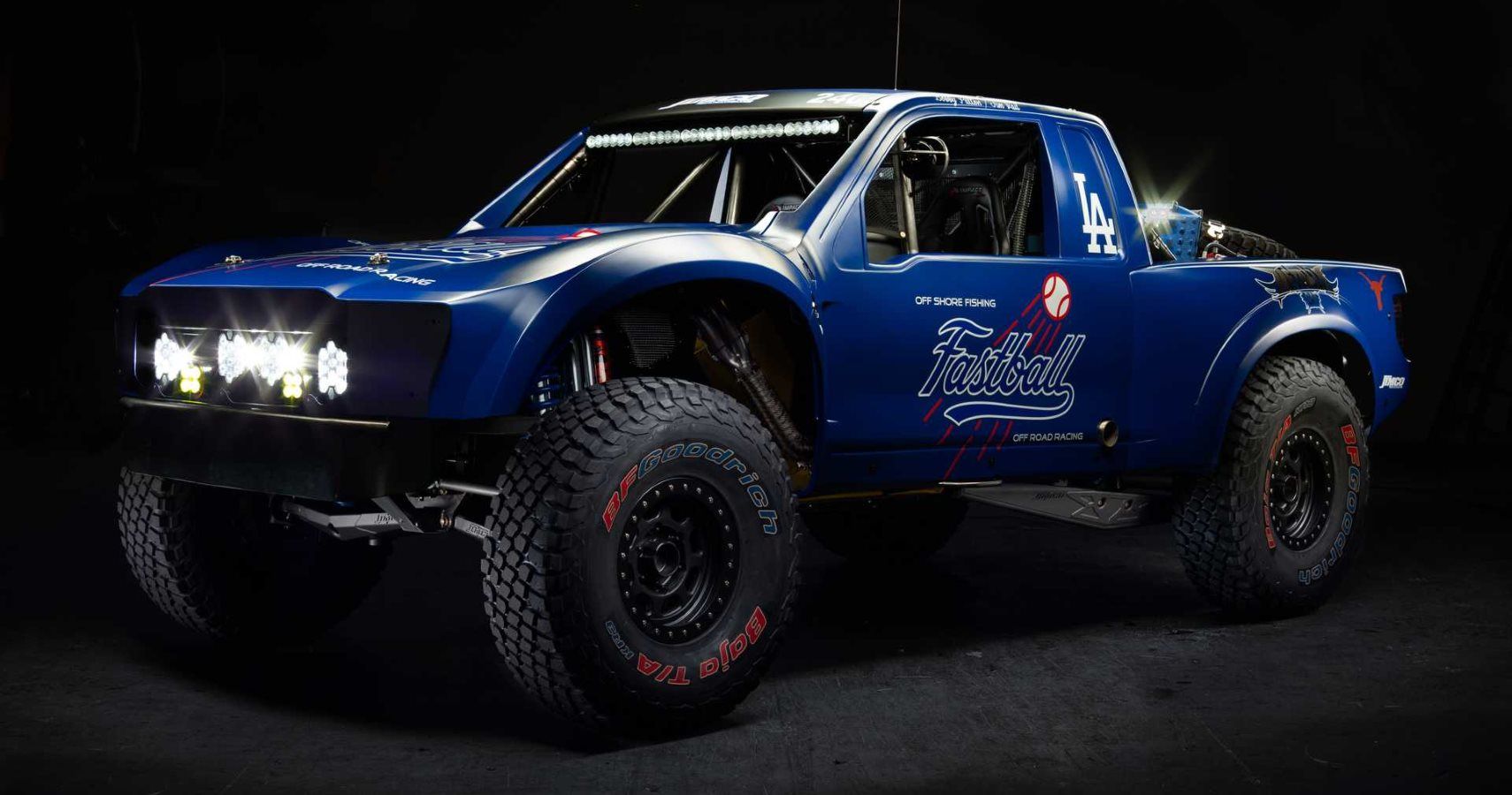 Check Out This Custom Ford Raptor Trophy Truck Built For A Baseball Player