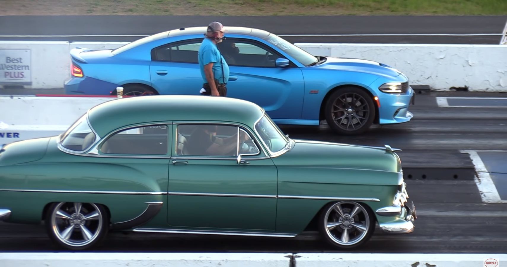Dodge Charger SRT Takes On Ancient Sleeper Car In Surprising Drag Race