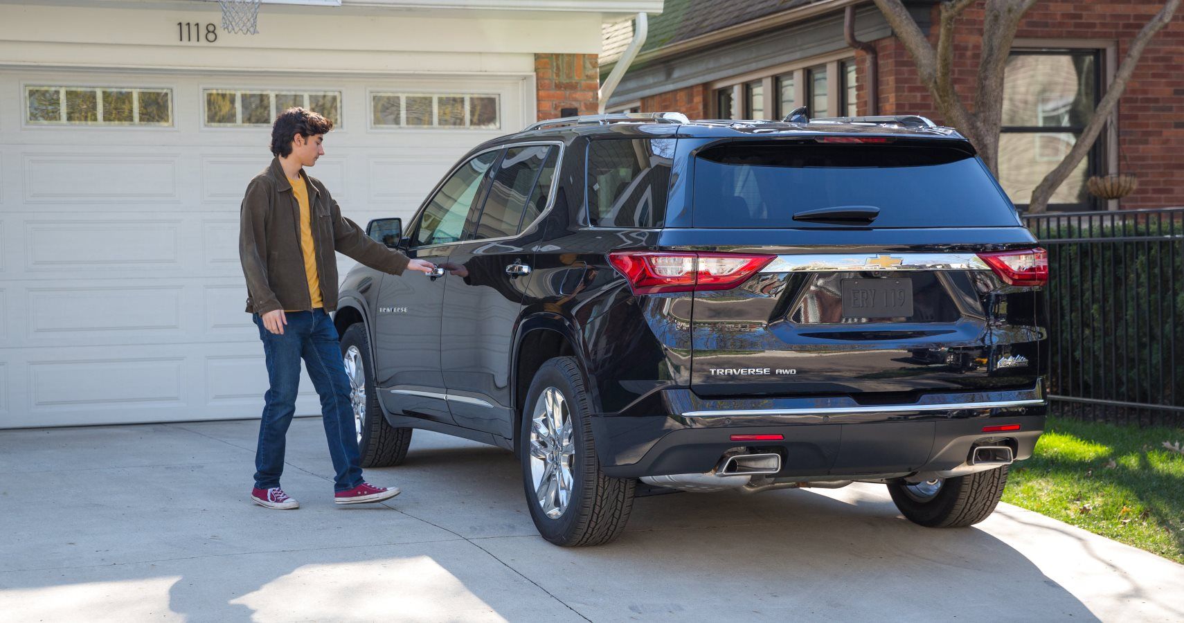 Chevrolet’s Teen Driver system with the new industry-first Buckle to Drive feature will be standard on the 2020 Chevrolet Traverse, Malibu and Colorado, all arriving summer 2019. (Photo by John F. Martin for Chevrolet)