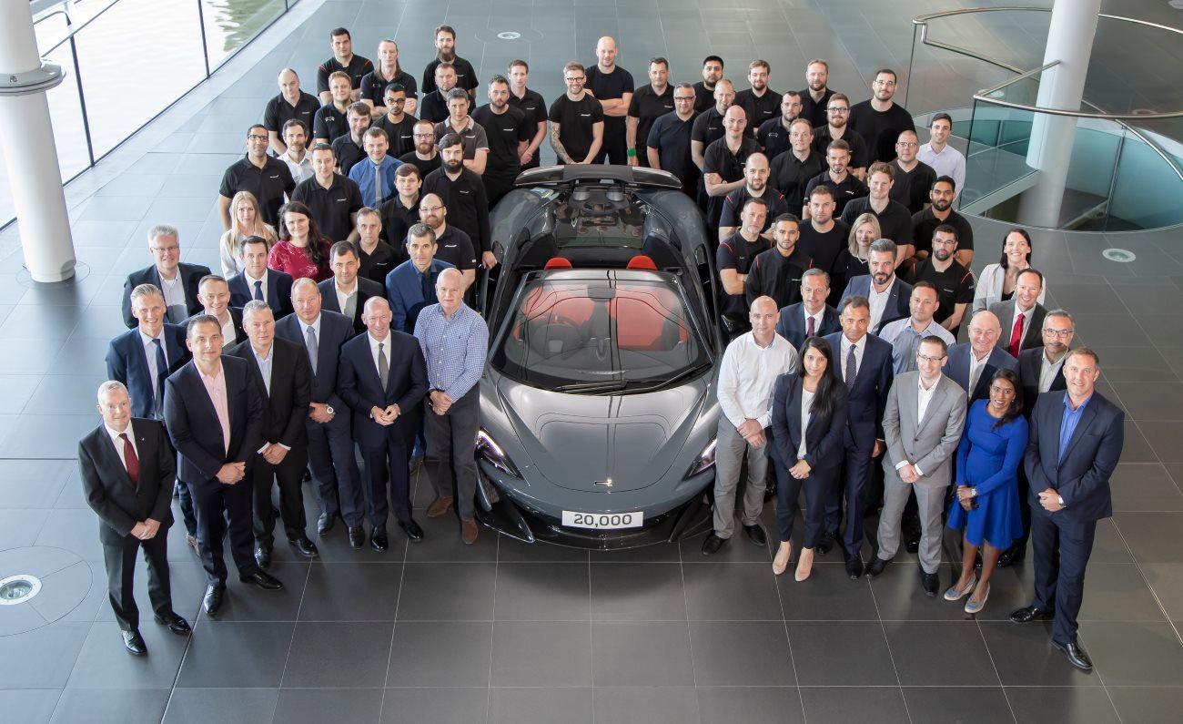 McLaren Builds Its 20,000th Supercar
