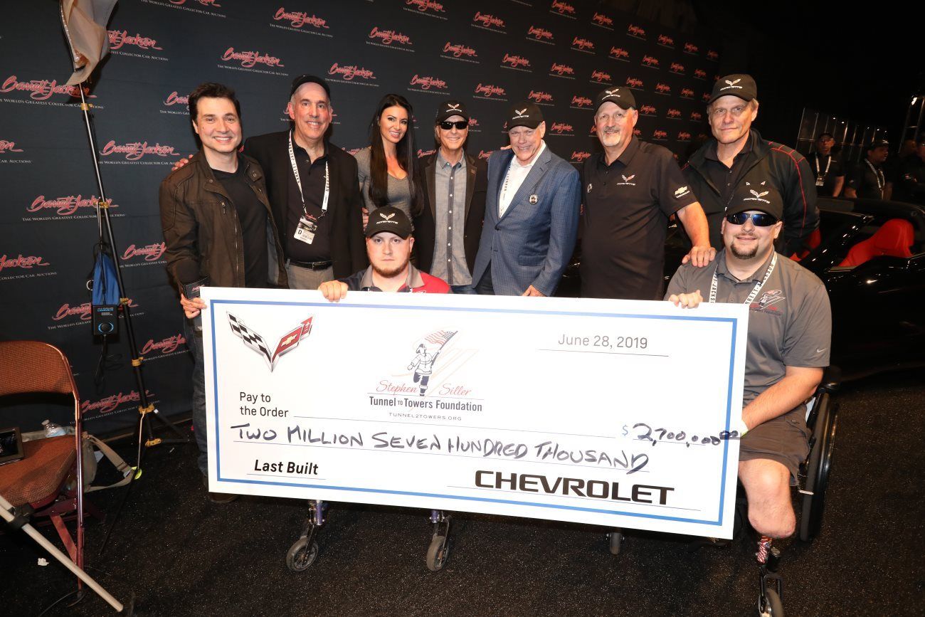 Final seventh generation Chevrolet Corvette auctioned for record-breaking 2.7 million dollars benefitting Stephen Siller Tunnel to Towers Foundation.