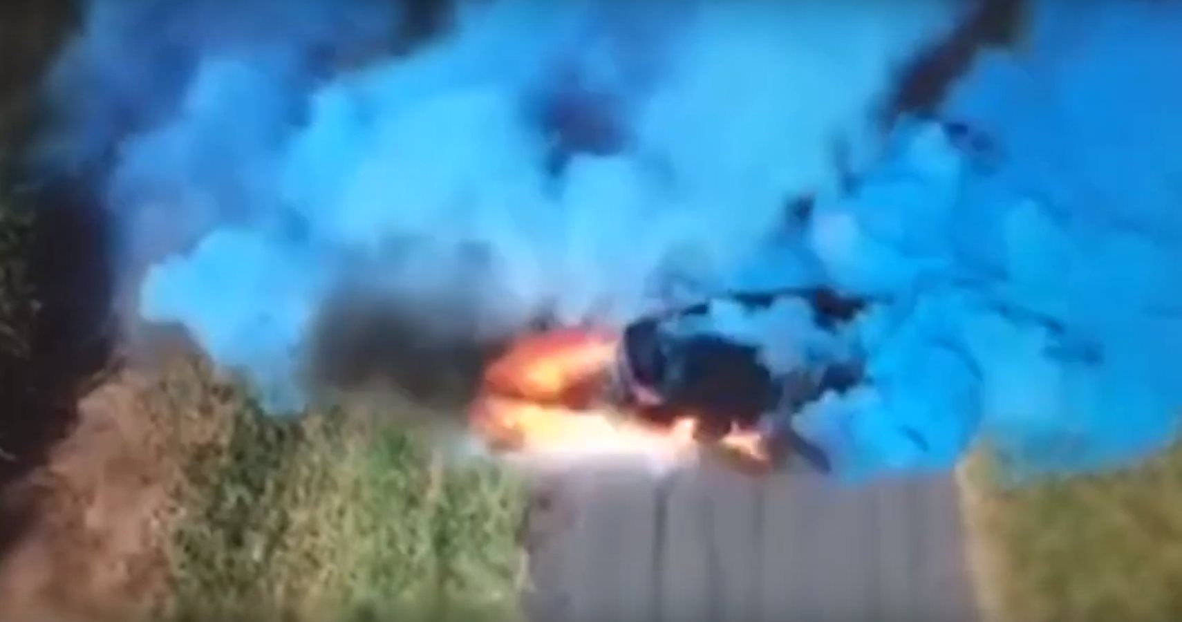 Gender Reveal Goes Horribly Wrong As Family Car Catches Fire