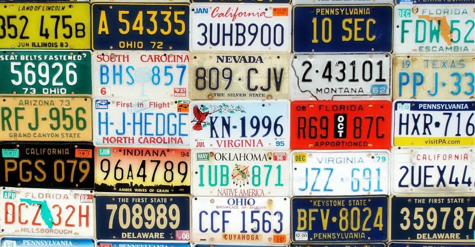 All 50 States License Plates 2019