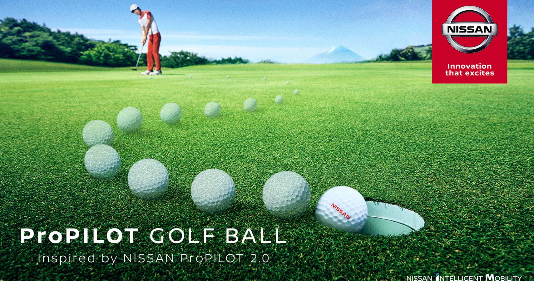 Nissan Makes A Self-Putting Golf Ball