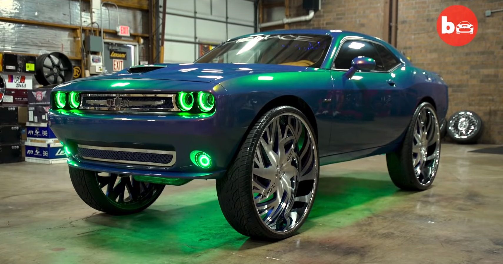 Ridiculous Dodge Challenger Has Massive 34-Inch Rims And ...