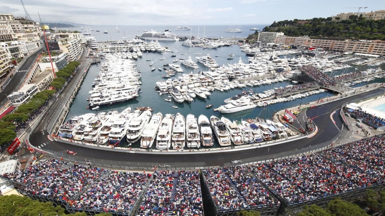 Monaco Harbour during the Monte-Carlo Grand Prix