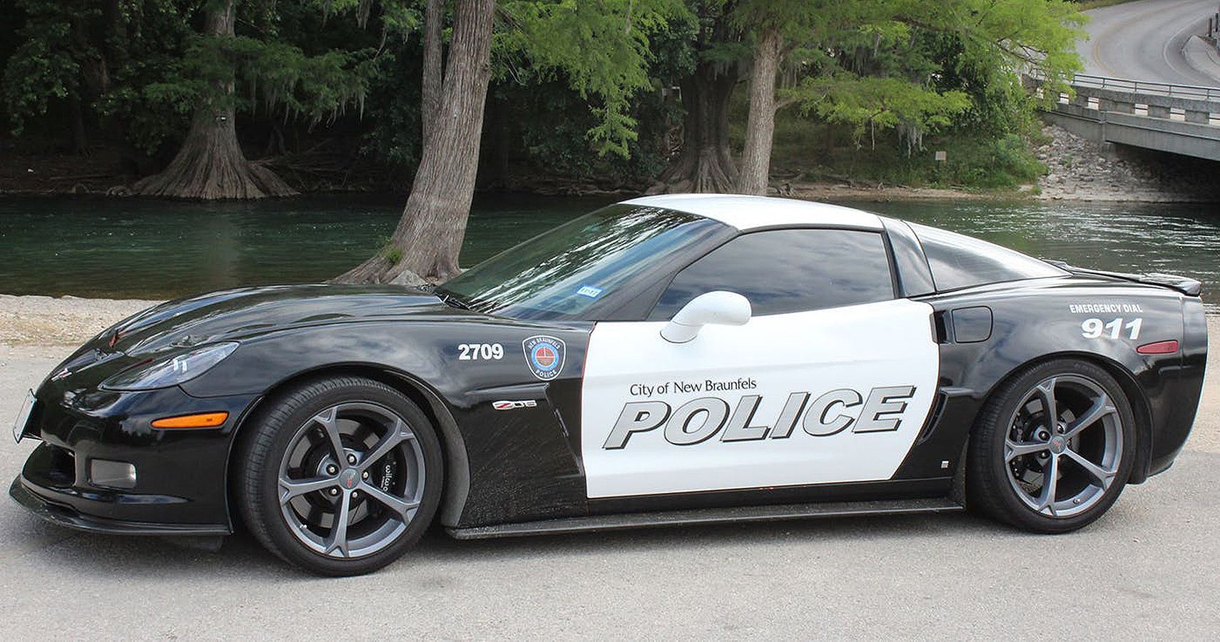 Chevrolet Corvette Texas Police Car