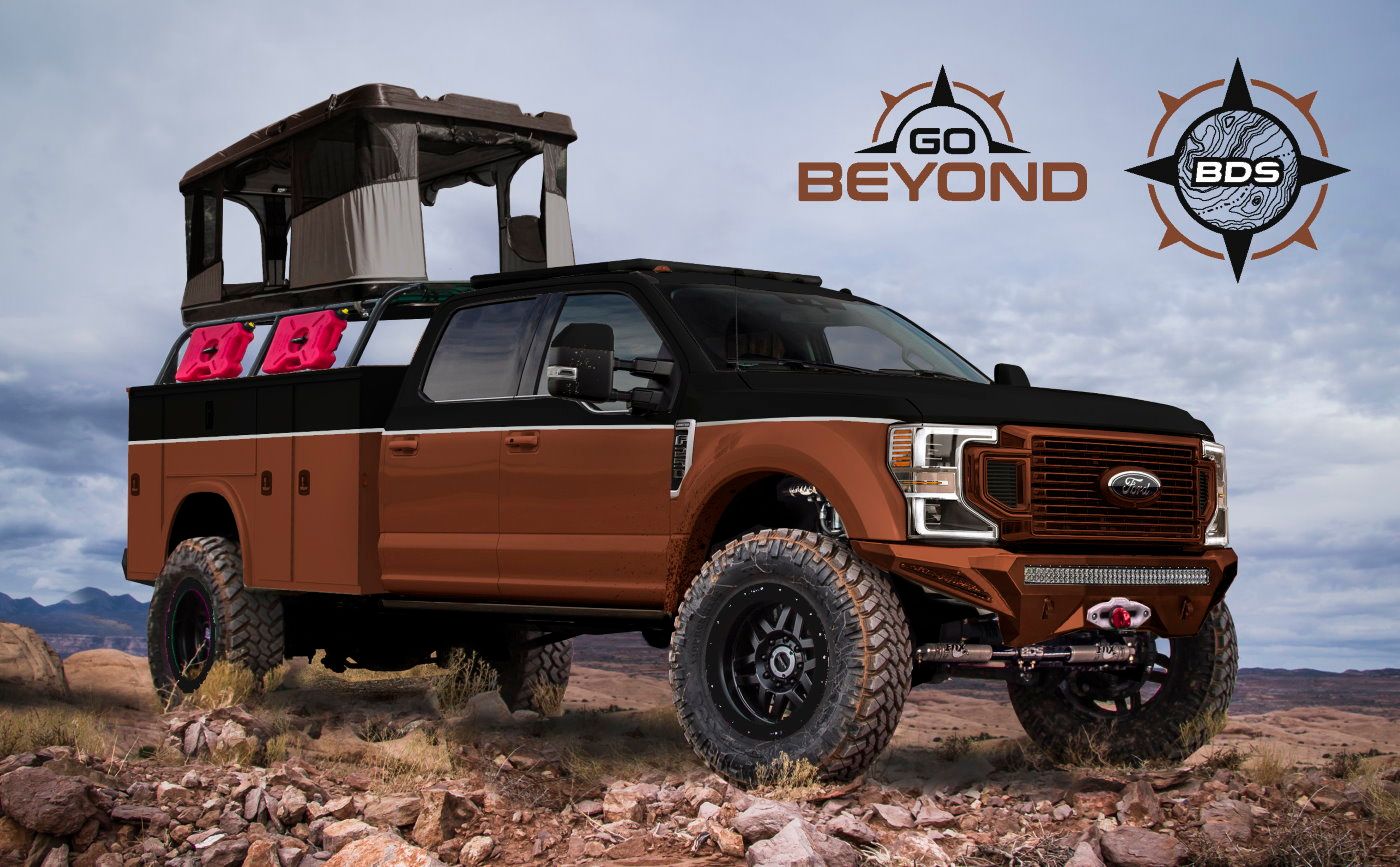 BDS Suspension???s project Go Beyond is outfitted as the ultimate off-road adventure 2020 Ford F-350 Super Duty Crew Cab XLT