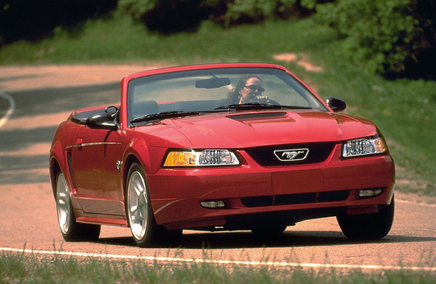 1999 Ford Mustang GT (Red) - Front