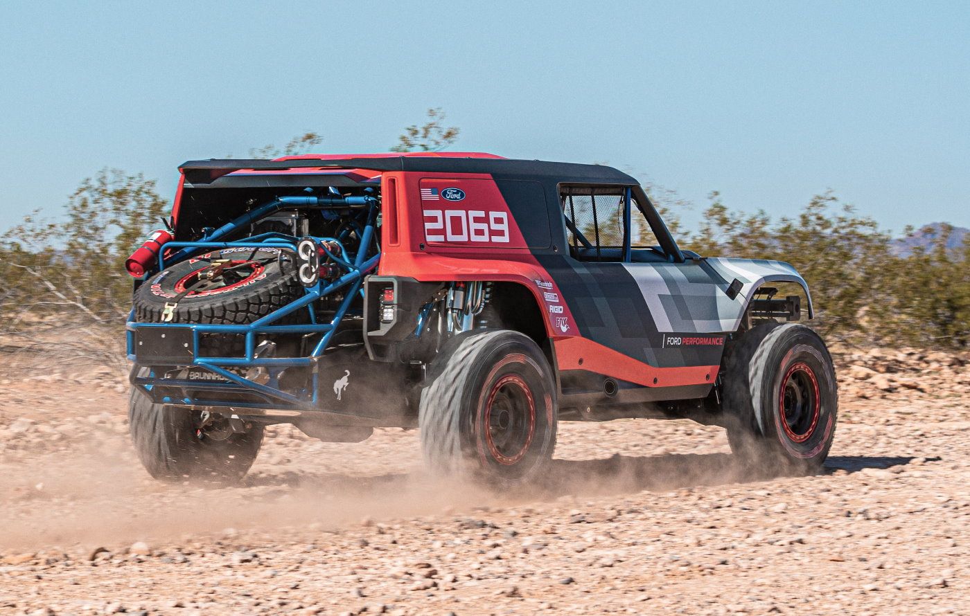 Ford???s Bronco R race prototype debuts in the desert to celebrate 50th anniversary of Rod Hall???s historic Baja 1000 win, an overall victory in a 4x4 that???s never been duplicated in 50 years.