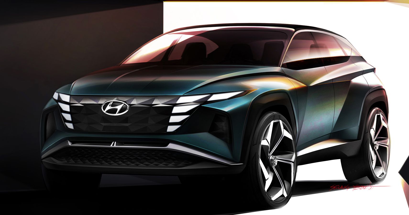 Hyundai Unveils Vision T Concept With Air Shutter Grille And Hidden Lamps