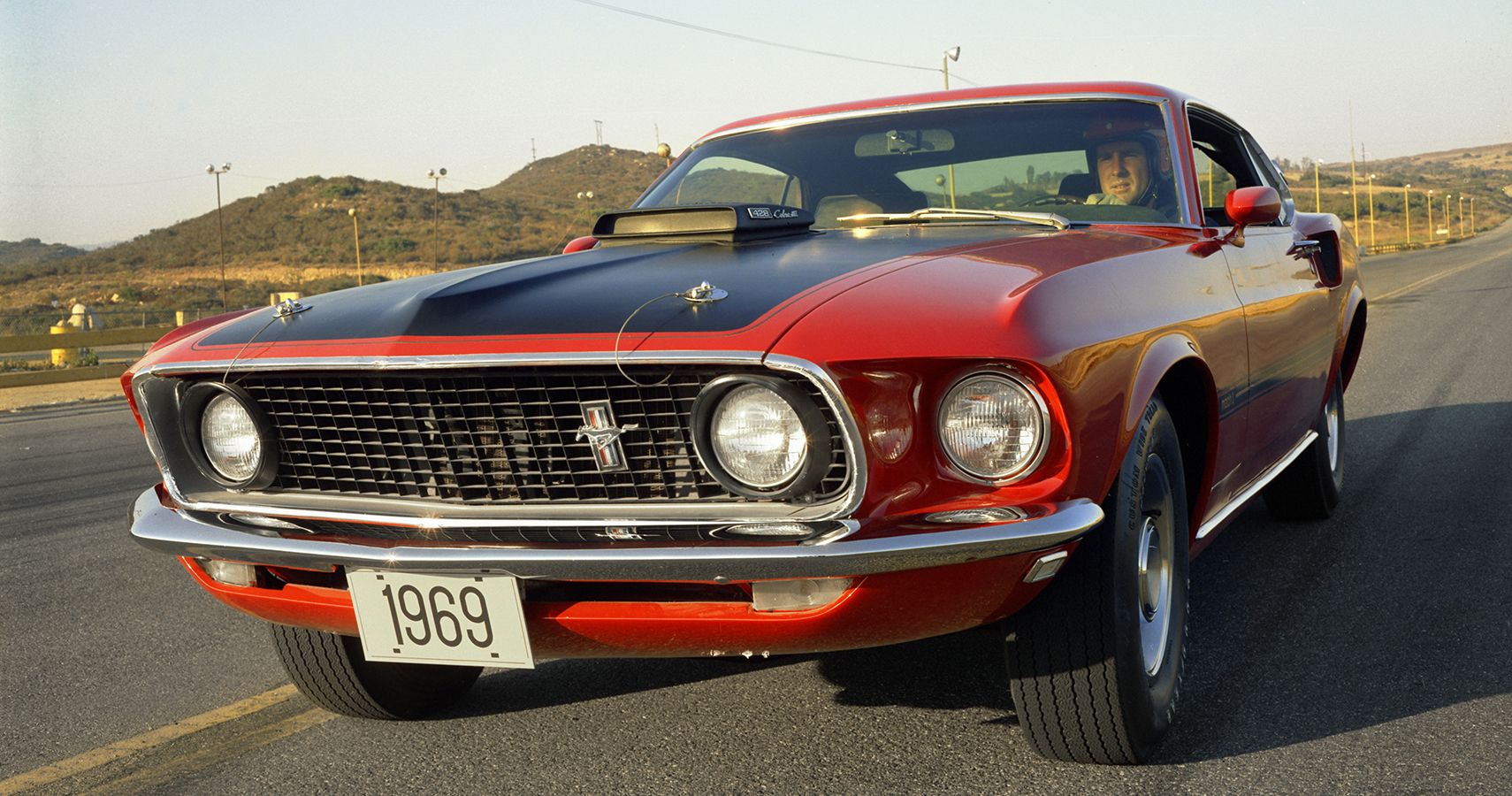1969 Mustang Mach 1 On Road