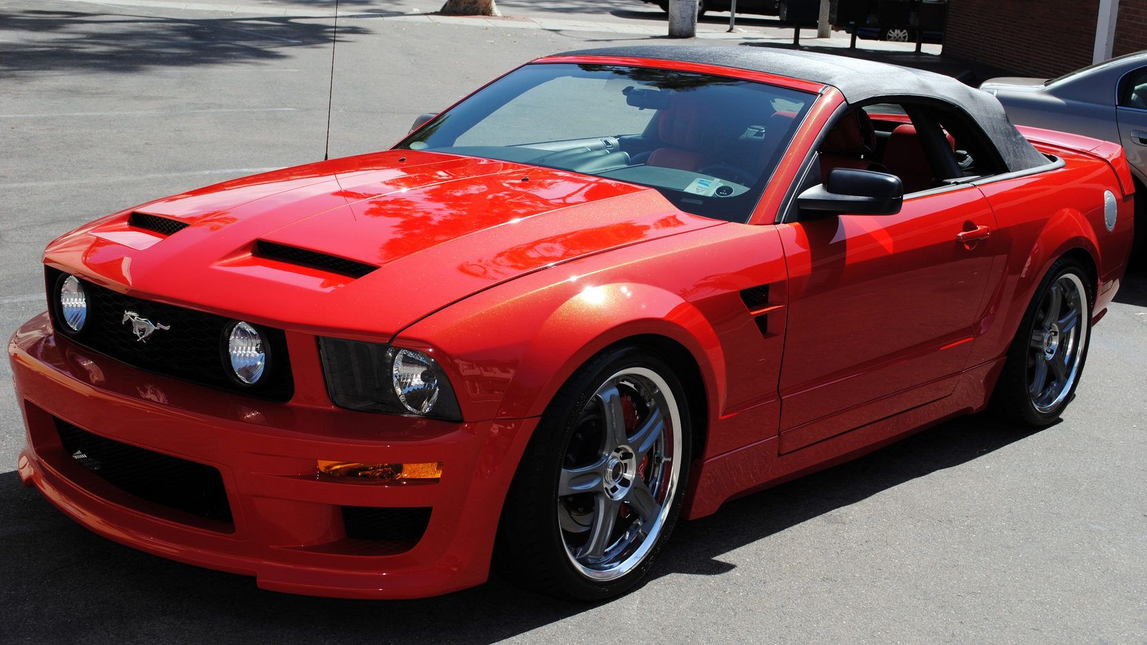 Bright Red 2005 Ford Mustang GT
