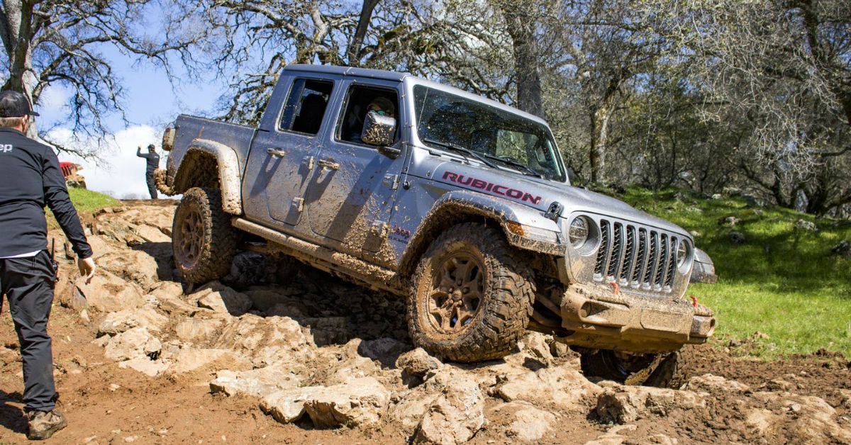 2020 Jeep Gladiator off-roading