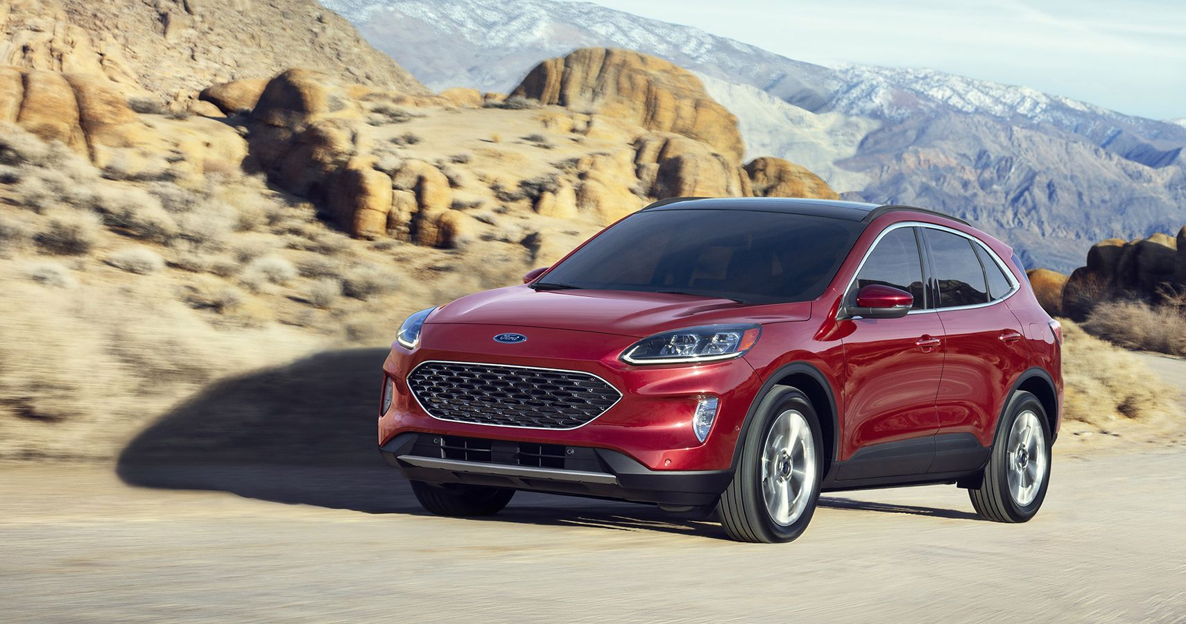 2020 Ford Escape Hybrid equipped with front-wheel drive