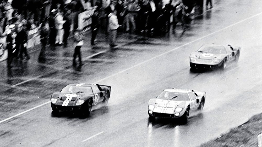 Ford GT40's 1-2-3 Finish At 1966 Le Mans