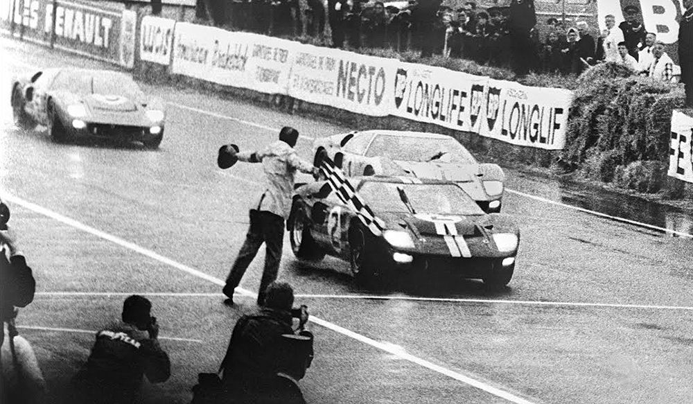 Ford GT40's 1-2-3 Clean Sweep At 1966 Le Mans