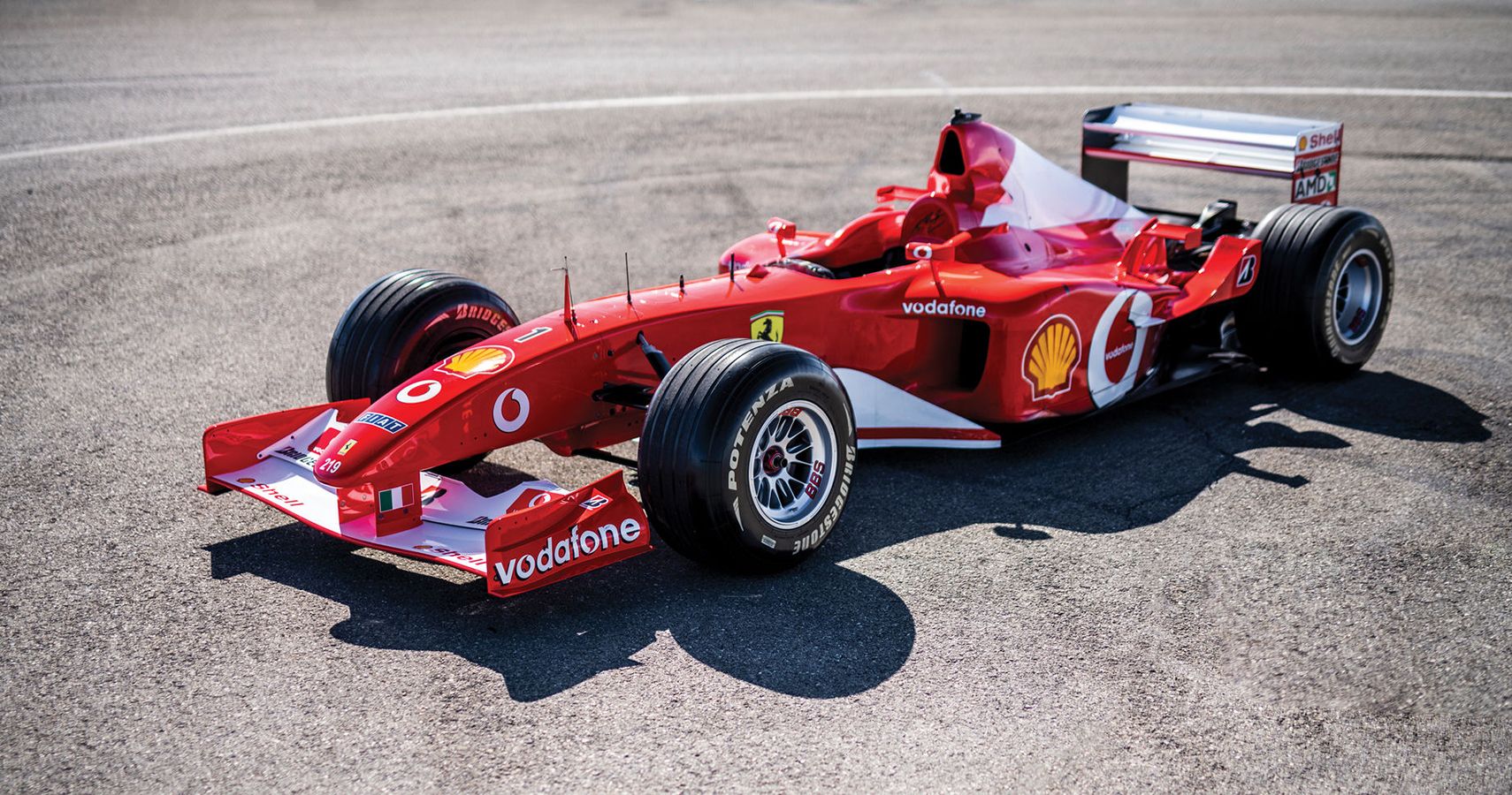 Michael Schumacher s Winning 2002 F1 Racing Car Sells For 