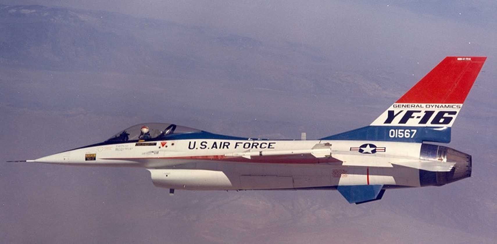 YF-16 Completed Its Maiden Flight Over Edwards Air Force Base, California On Feb. 2, 1974