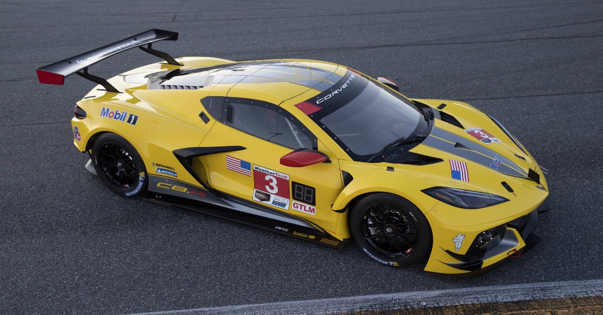The Corvette C8.R is back in yellow
