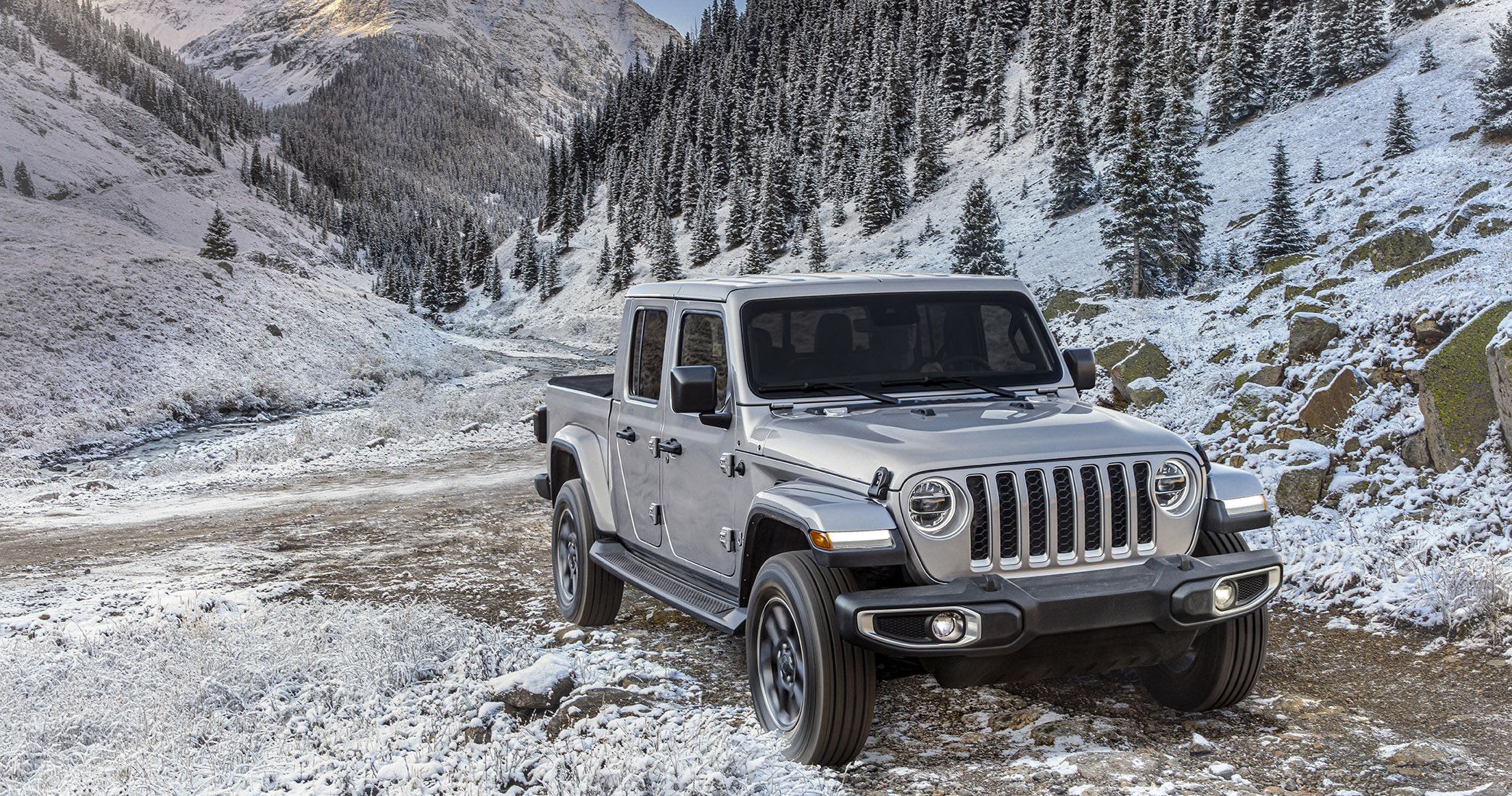 2020 jeep gladiator north edition in mountains