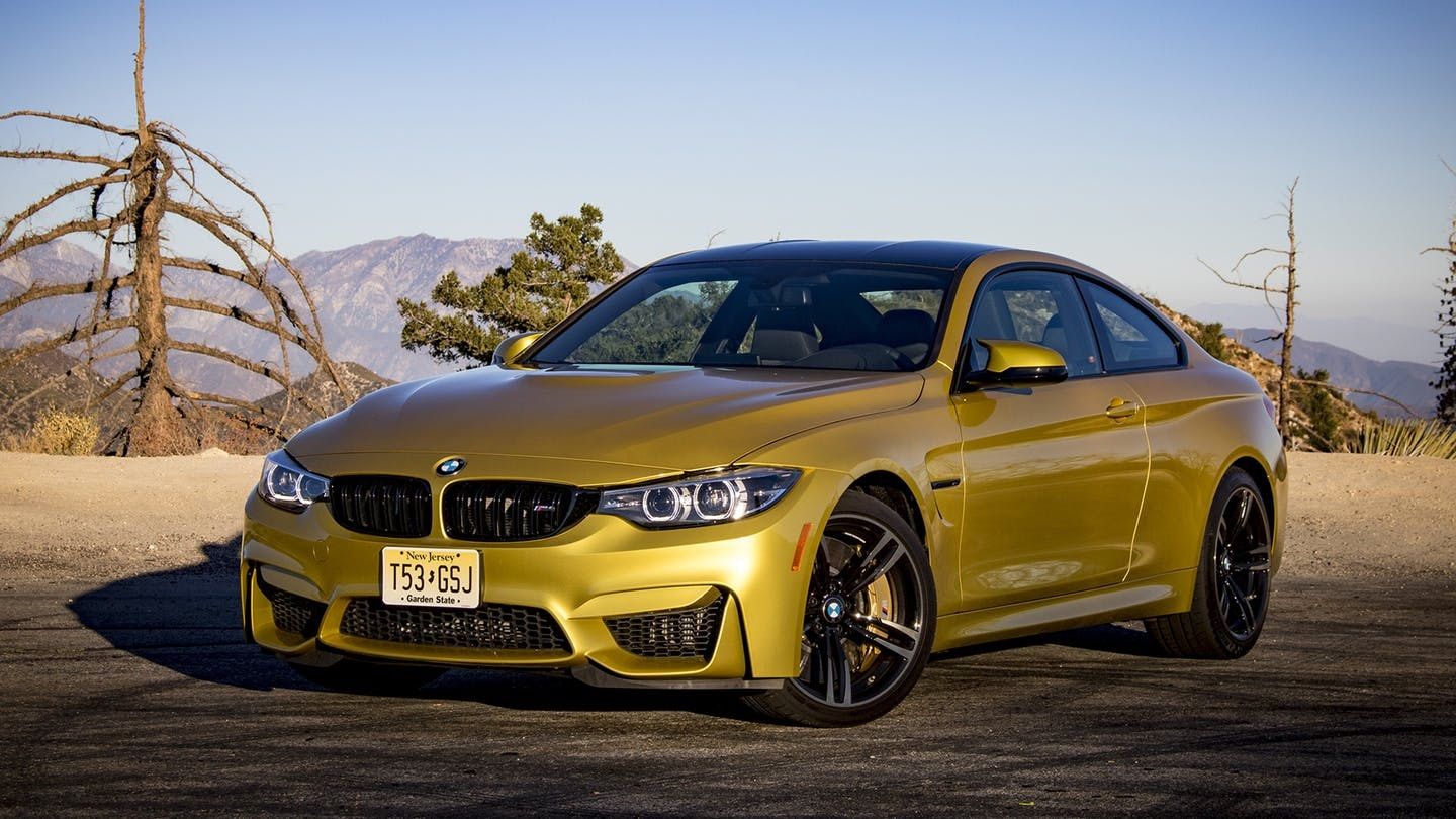 Yellow BMW M4