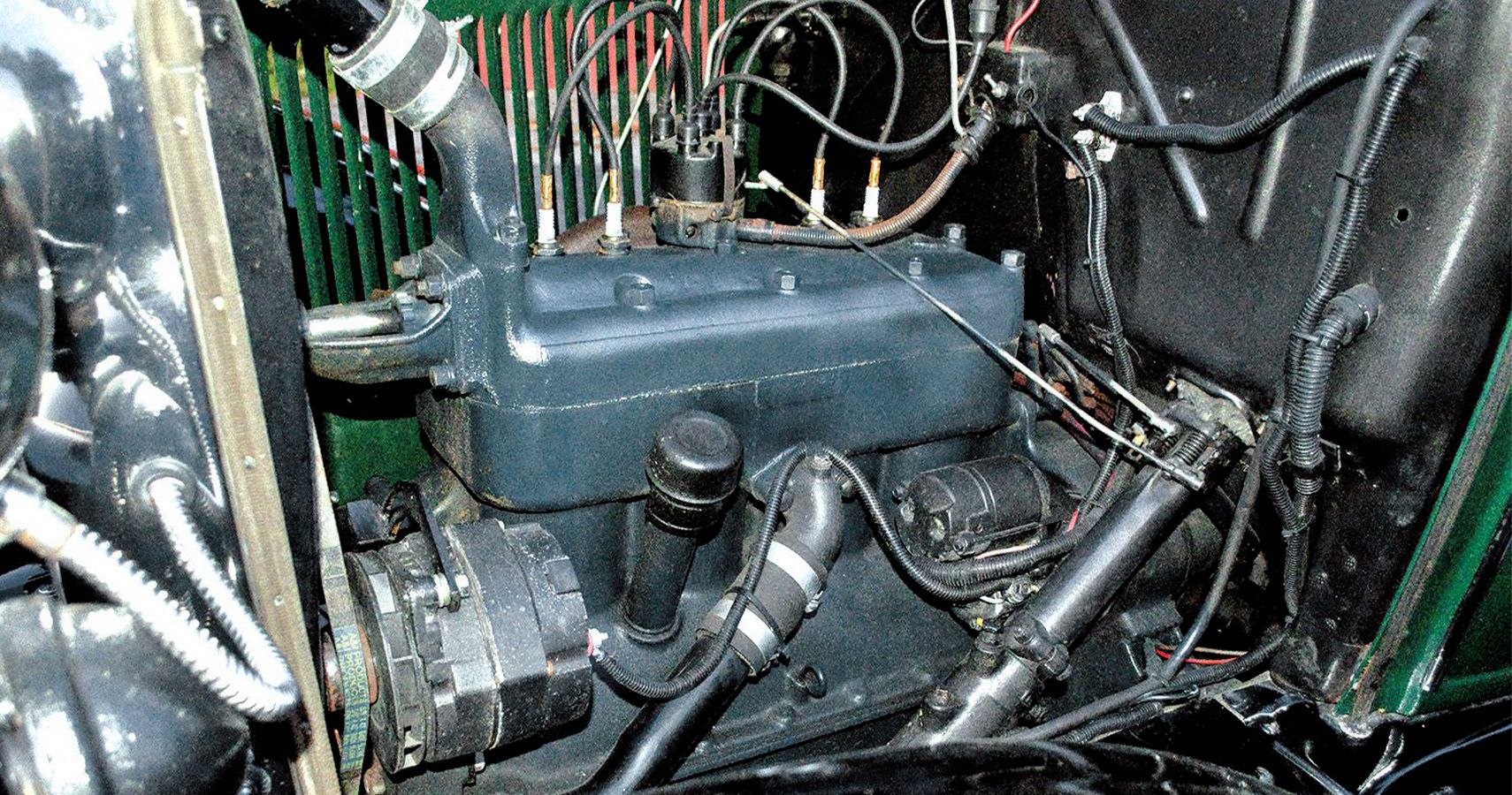 Ford Model A Restored Engine Bay