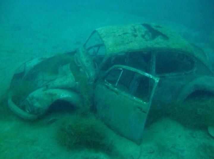 VW Beetle Underwater