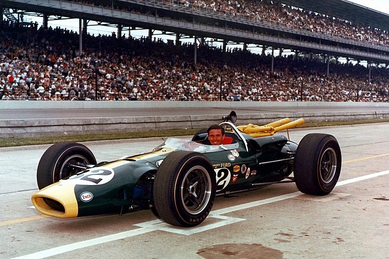 Jim Clark at the 1965 Indy 500