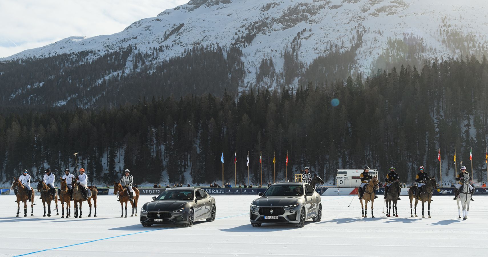 Snow Polo World Cup Maserati Royale reveal