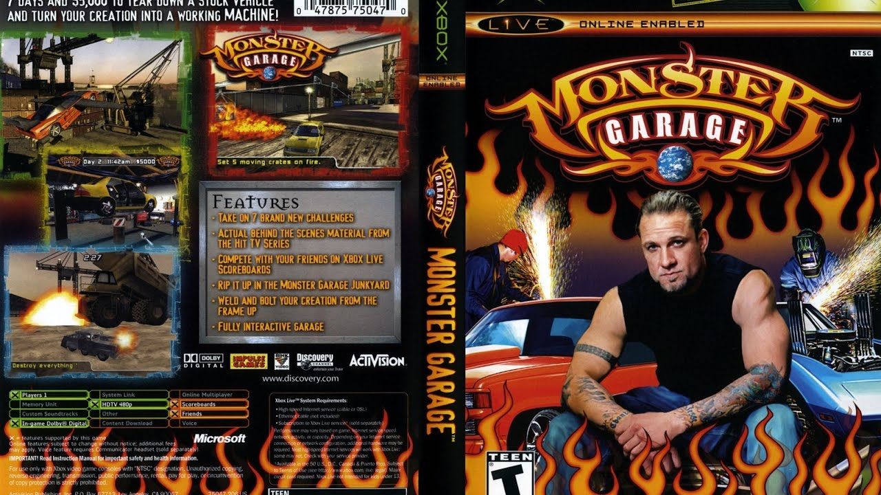 Monster Garage Xbox game cover