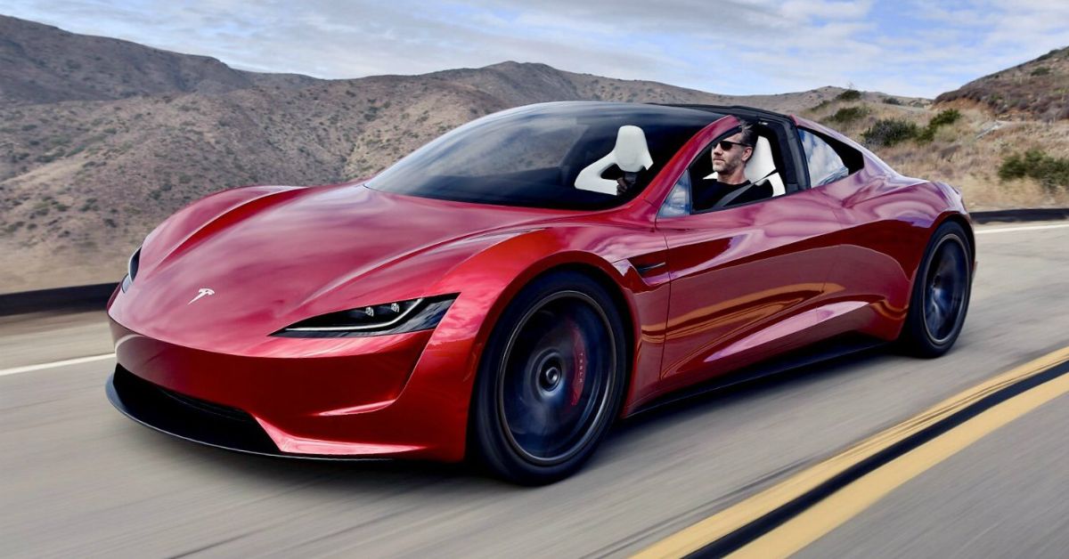Tesla roadster for your garage