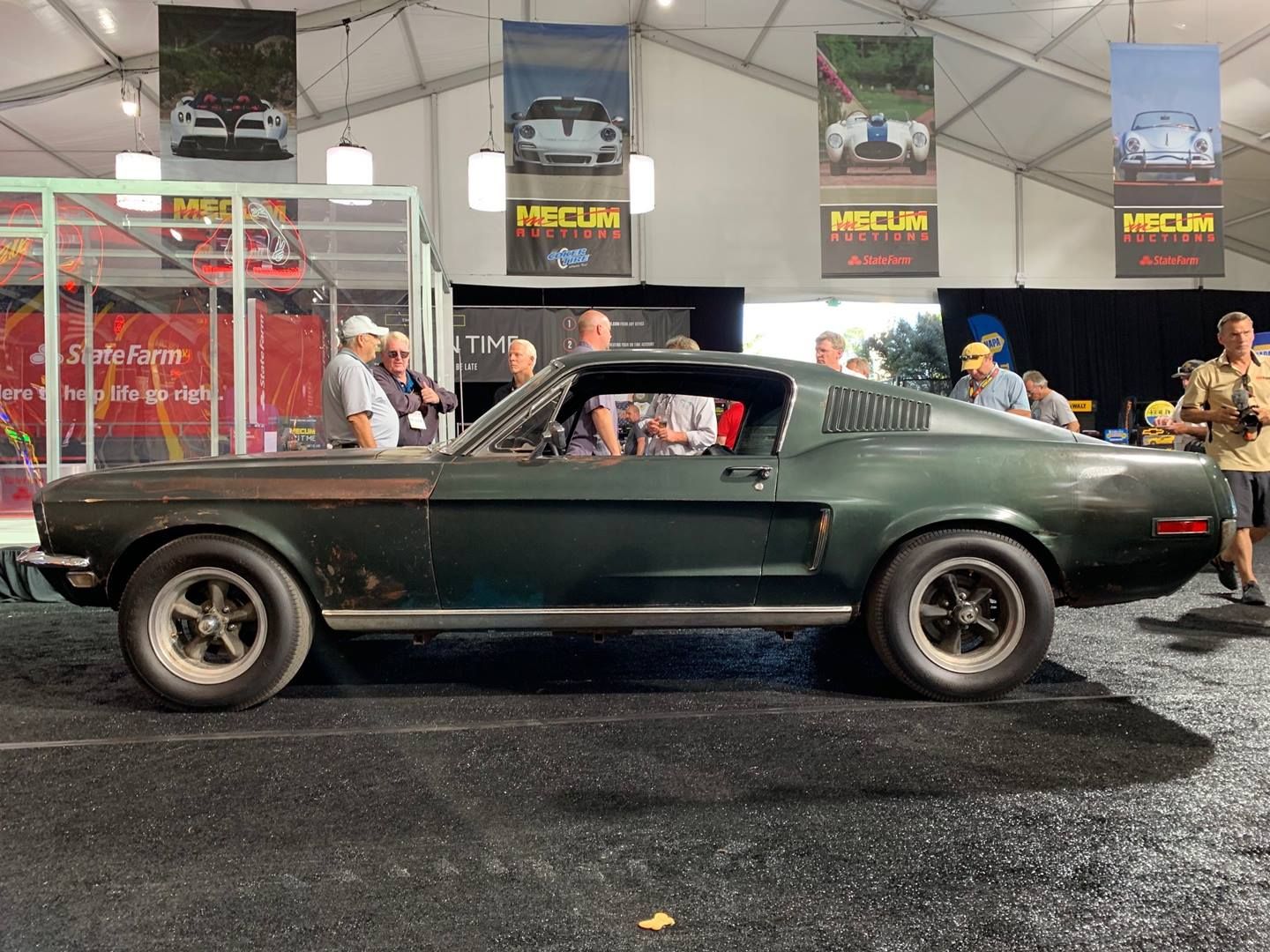 The Mustang from Bullitt sold for a record amount.