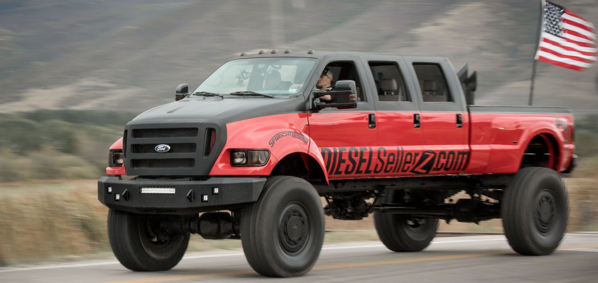 The F650 Super Truck customized by the Diesel Brothers