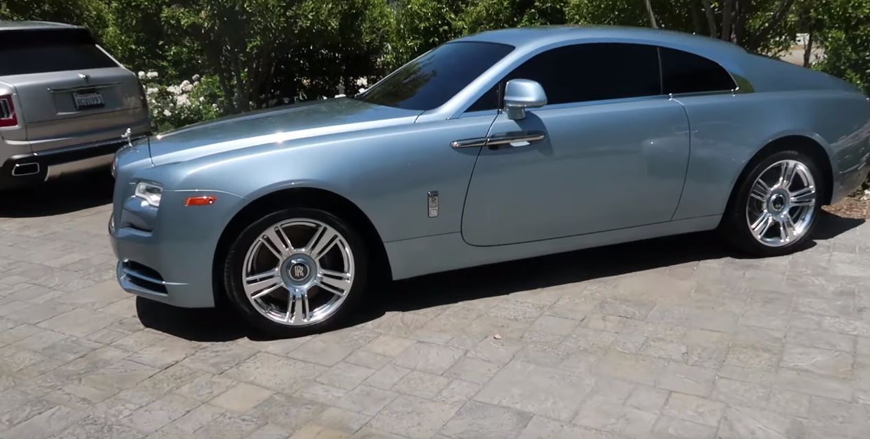Ice Blue Rolls Royce