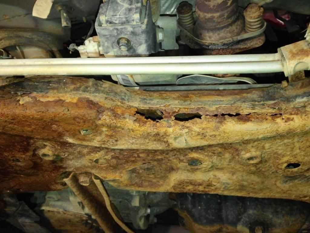Jeep Compass 2008 Rusted Frames