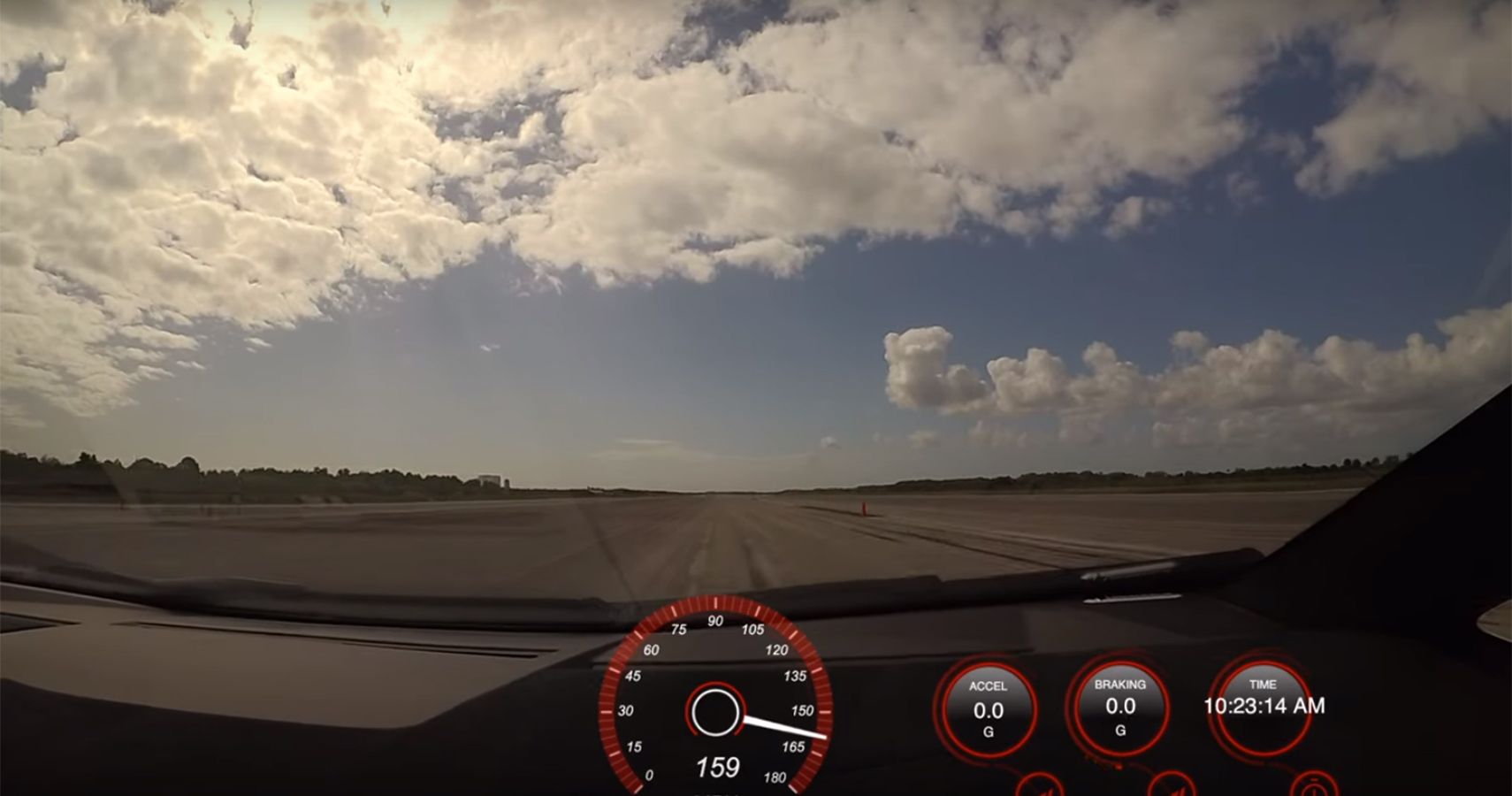 Lamborghini Aventador SV Roadster half-mile speed