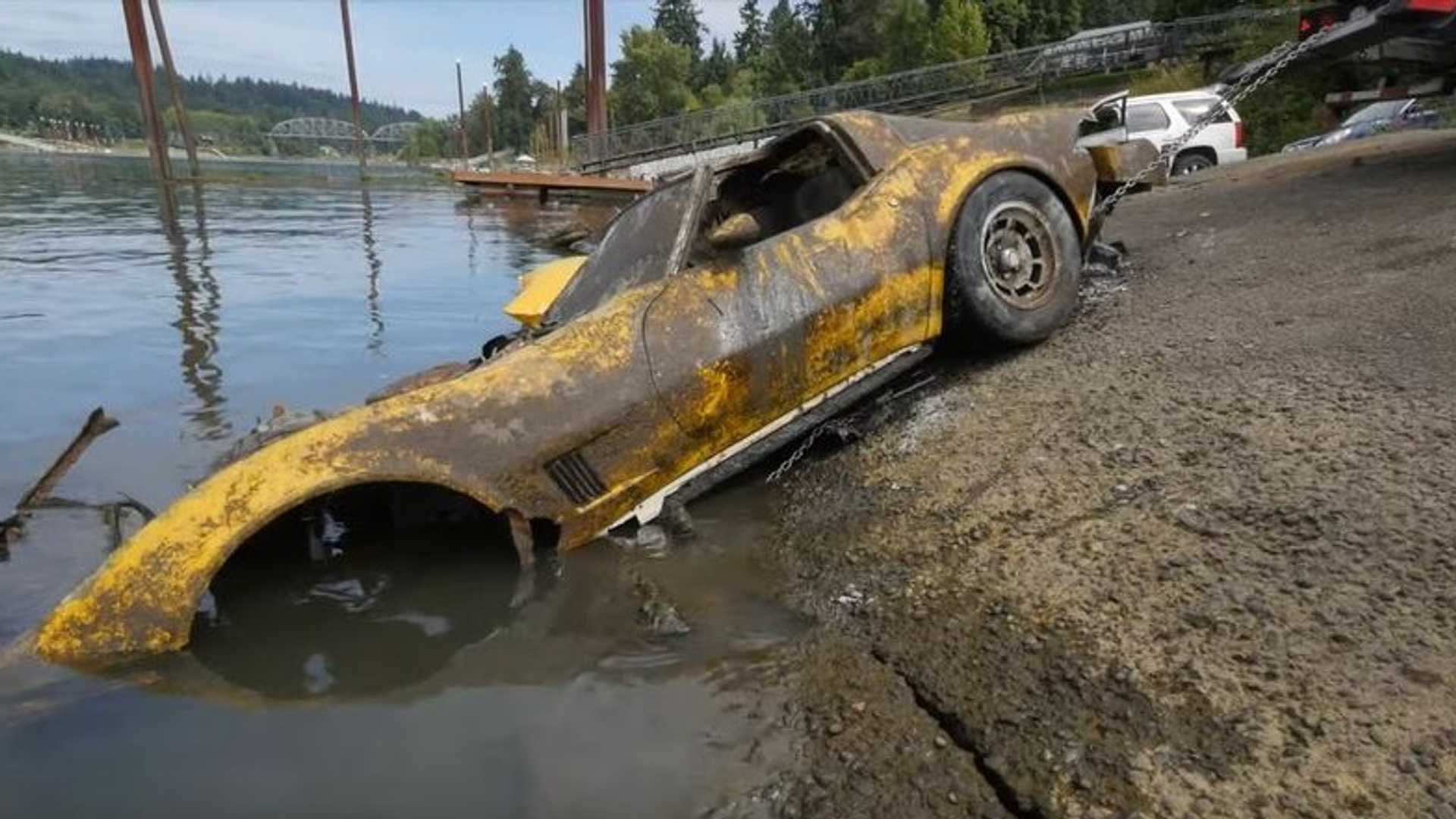 A Corvette submersed for far too long.