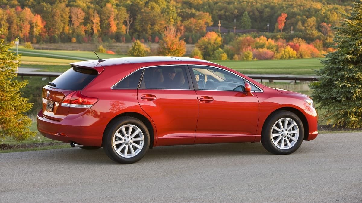 Red Toyota Venza
