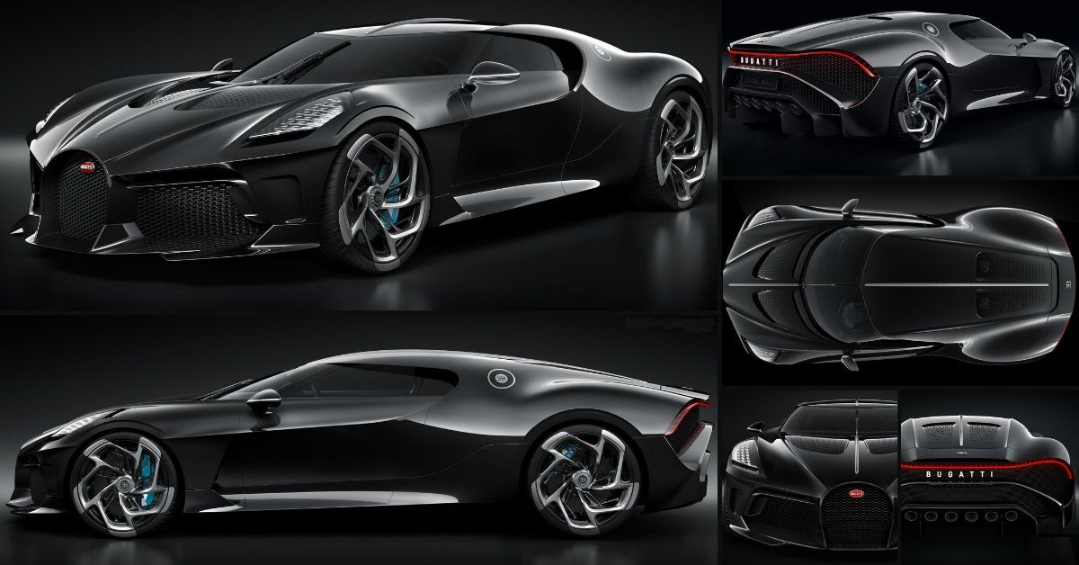 Widebody Bugatti La Voiture Noire Looks Like a Batmobile - autoevolution