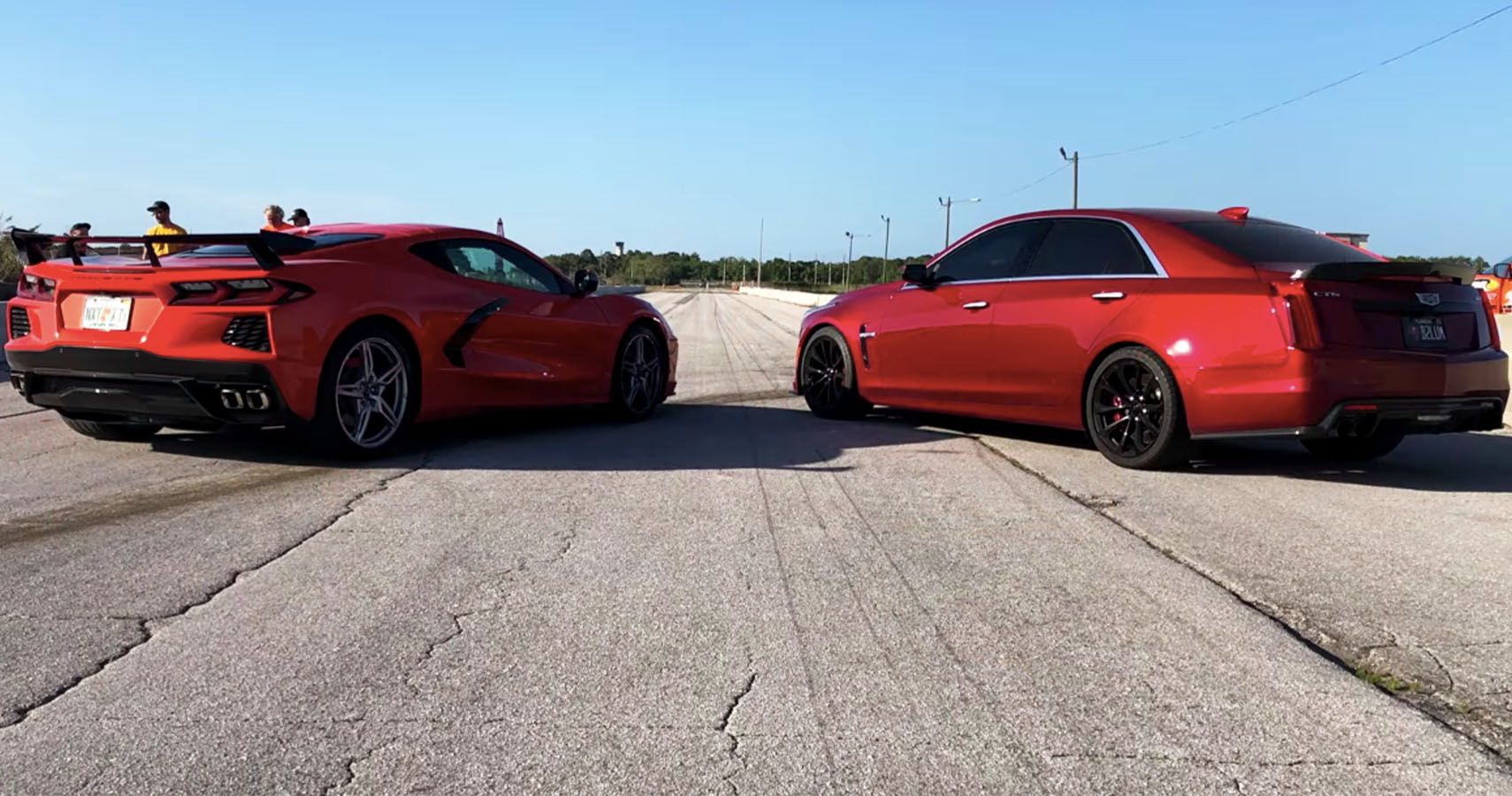 Corvette C8 Vs Cadillac CTS-V 2