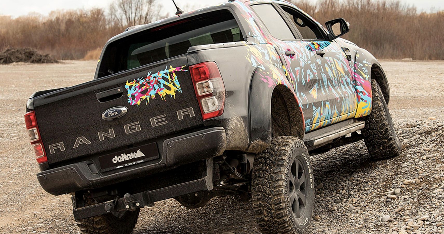 Delta4x4 Unveils Gnarly 1980s-Themed Ford Ranger