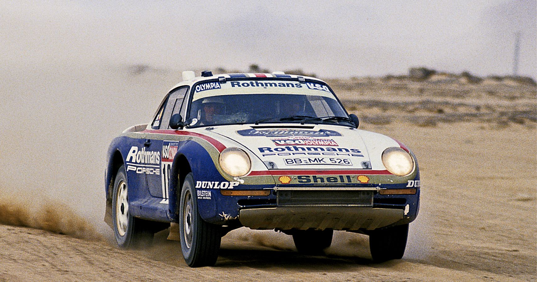 Porsche 959 Dakar Rally Front Three Quarters